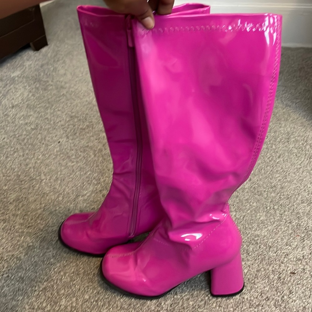 Hot Pink Boots